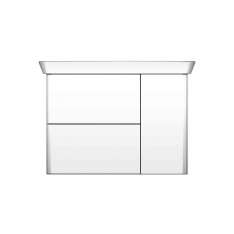 burgbad Iveo | Ceramic washbasin incl. vanity unit