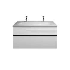 burgbad Fiumo | Mineral cast washbasin incl. vanity unit