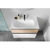 burgbad Fiumo | Mineral cast washbasin incl. vanity unit