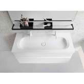 burgbad Fiumo | Mineral cast washbasin incl. vanity unit