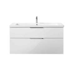 burgbad Eqio | Ceramic washbasin incl. vanity unit