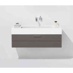 burgbad Crono | Mineral cast washbasin incl. vanity unit