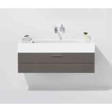 burgbad Crono | Mineral cast washbasin incl. vanity unit