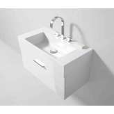 burgbad Crono | Mineral cast washbasin incl. vanity unit