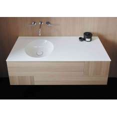 burgbad Coco | Mineral cast washbasin incl. vanity unit