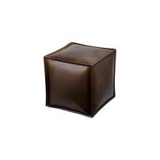 Bronzetto Softiron | Iron square pouff with edging