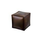 Bronzetto Softiron | Iron square pouff with edging