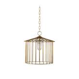 Bronzetto Cage | Chain outdoor chandelier small
