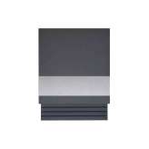 Briefkasten Manufaktur Schiller | Design Briefkasten mit Zeitungsfach SCHILLER SMALL VARS - RAL Farbe mit Edelstahlapplikation