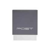 Briefkasten Manufaktur Kästner | Edelstahl Design Briefkasten KÄSTNER mit Zeitungsfach - Design Linie "POST" in Anthrazit