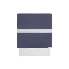 Briefkasten Manufaktur Kästner | Edelstahl Design Briefkasten KÄSTNER mit Zeitungsfach - Design Linie "ONE" in RAL nach Wahl