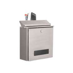 Briefkasten Manufaktur Hesse | Edelstahl Zaunbriefkasten HESSE 308 - Entnahme rückseitig