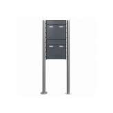 Briefkasten Manufaktur Goethe | 2-part 1x2 Design pedestal letterbox GOETHE ST-R - RAL of your choice