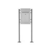 Briefkasten Manufaktur Designer | Edelstahl Standbriefkasten DESIGNER Style ST-R