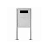 Briefkasten Manufaktur Designer | Edelstahl Standbriefkasten Designer Modell BIG - GIRA System 106 - 3-fach vorbereitet