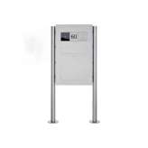 Briefkasten Manufaktur Designer | Edelstahl Standbriefkasten Designer BIG - GIRA System 106 - Video- Sprechanlage - VIDEO Komple