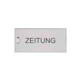 Briefkasten Manufaktur Basic | Zeitungsfach geschlossen BASIC 382AZF aus Edelstahl V2A, geschliffen 355x165x100 100mm Tiefe