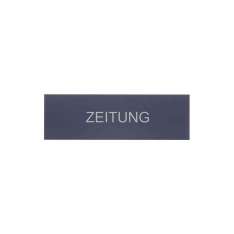 Briefkasten Manufaktur Basic | Zeitungsfach BASIC 382AZF aus Edelstahl pulverbeschichtet in RAL 7016 anthrazit feinstruktur matt