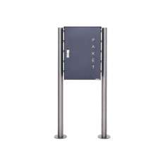 Briefkasten Manufaktur Basic | Paketkasten freistehend BASIC 863 ST-R - Paketfach 550x370 in RAL 7016 anthrazitgrau