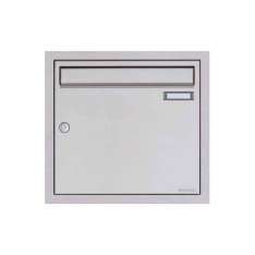 Briefkasten Manufaktur Basic | Edelstahl Unterputzbriefkasten BASIC Plus 382XU UP - Edelstahl geschliffen 100mm Tiefe