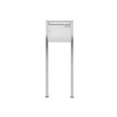 Briefkasten Manufaktur Basic | Edelstahl Standbriefkasten Design BASIC 384 ST-Q 100mm Tiefe