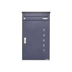 Briefkasten Manufaktur Basic | Aufputz Paketbriefkasten BASIC 863 AP mit Paketfach 550x370 in RAL 7016 anthrazitgrau