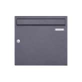 Briefkasten Manufaktur Basic | Aufputz Briefkasten Design BASIC 382A AP - DB703 eisenglimmer 100mm Tiefe