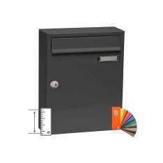 Briefkasten Manufaktur Basic | Aufputz Briefkasten BASIC - verschiedene RAL Farben & Größen 260 x 330 x 100 mm (B x H x T)