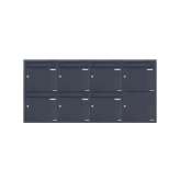 Briefkasten Manufaktur Basic | 7er 4x2 Edelstahl Unterputz Briefkastenanlage BASIC Plus 382XU UP - RAL nach Wahl - 7 Parteien 10