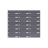 Briefkasten Manufaktur Basic | 20er 7x3 Aufputz Briefkastenanlage Design BASIC 385A-7016 AP - RAL 7016 anthrazitgrau