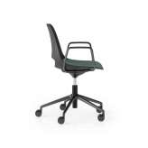 Boss Design Saint 5 Star Height Adjustable with Tilt and Loop Arm, Upholstered Seat