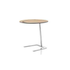 Boss Design Flamingo Static table, Chrome frame with Circular Top