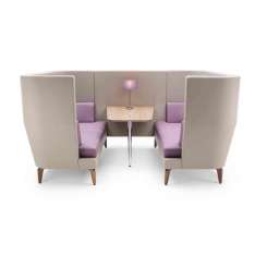 Boss Design Entente High Back Booth - 4-6 person
