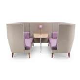 Boss Design Entente High Back Booth - 4-6 person