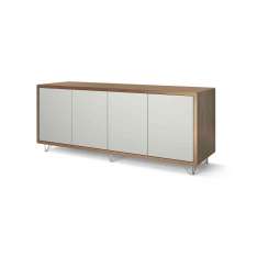 Boss Design Credenza - 4 door with wire feet