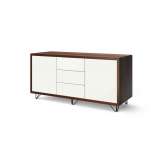 Boss Design Credenza - 2 door, 3 drawer with wire feet