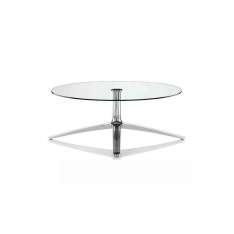 Boss Design Axis Coffee Table - Clear Glass top