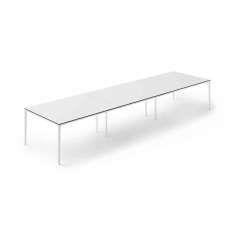 Boss Design ATOM Meeting Table with Power & Data Cutout - Large Rectangular