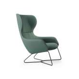 Boss Design Amelia Wing Chair - Sled Base