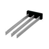Bodenschatz Creativa Towel holder, triple