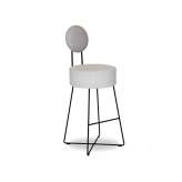 Bielefelder Werkstaetten Lotta Bar Stool with Backrest