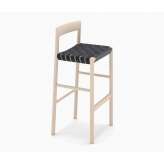 Bensen Stax Stool - Ash with Webbing Seat