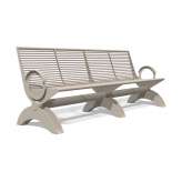 BENKERT-BAENKE Siardo 1300 R Bench with armrests 2350