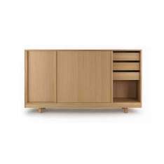 Bautier Sideboard with Sliding Doors Natural Oak
