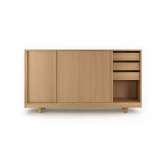 Bautier Sideboard with Sliding Doors Natural Oak