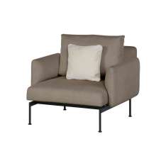 Barlow Tyrie Layout Single Seat - Single seat and back with Low Arms (Forge Grey Frame)