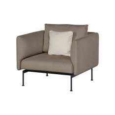 Barlow Tyrie Layout Single Seat - High Arms - Single seat and back with High Arms (Forge Grey Frame)