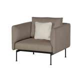Barlow Tyrie Layout Single Seat - High Arms - Single seat and back with High Arms (Forge Grey Frame)