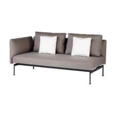 Barlow Tyrie Layout Double Seat - One High Arm Layout Double Seat - One High Arm (Forge Grey Frame)
