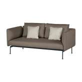 Barlow Tyrie Layout Double Seat - High Arms - Double seat and back with High Arms (Forge Grey Frame)